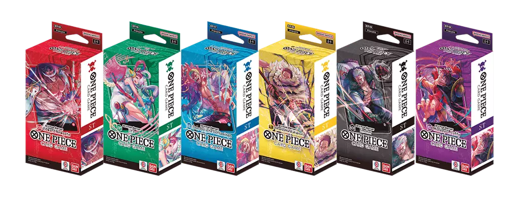 Jeu de cartes One Piece - Deck Débutant (français) 6 Variantes