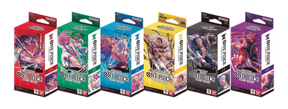 Jeu de cartes One Piece - Deck Débutant (français) 6 Variantes
