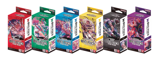 Jeu de cartes One Piece - Deck Débutant (français) 6 Variantes