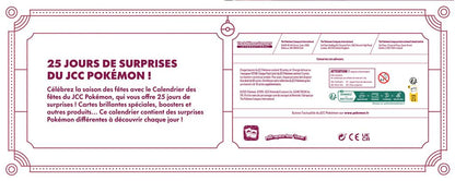 Jeu de cartes Pokémon - [SCELLE] Calendrier des fêtes 2025 (de l'avent) [FR]