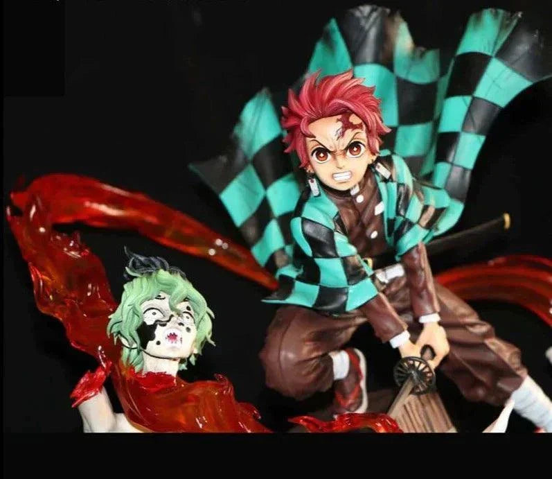 Figurine Demon Slayer - Tanjiro vs Gyutaro - Anime Town