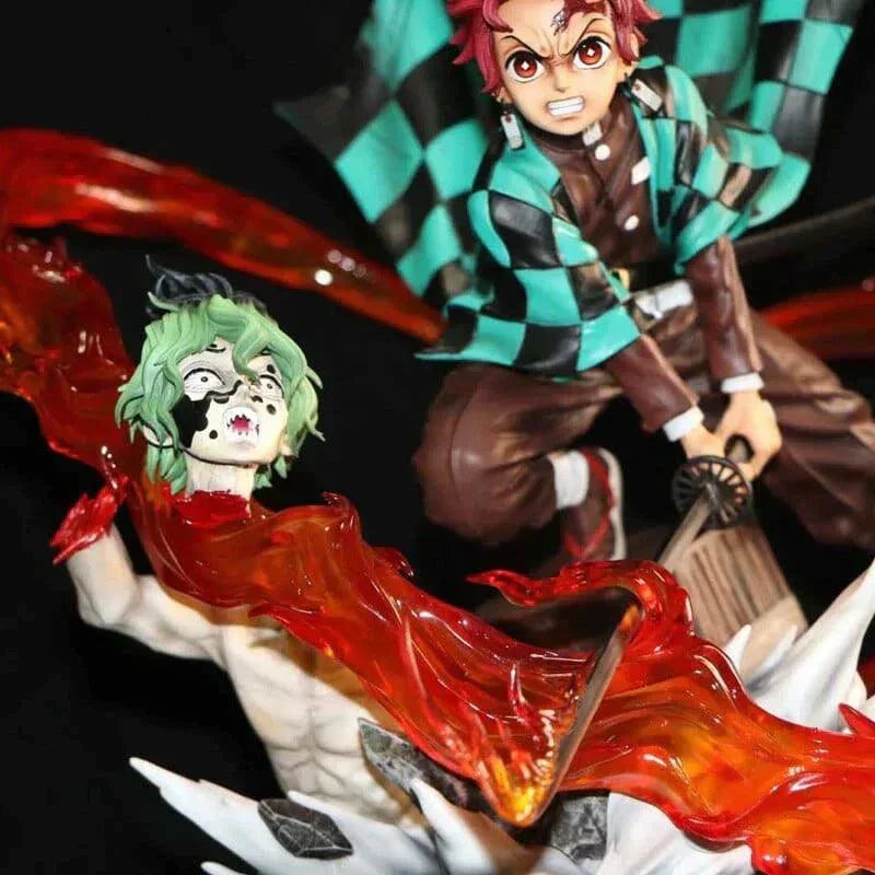 Figurine Demon Slayer - Tanjiro vs Gyutaro - Anime Town