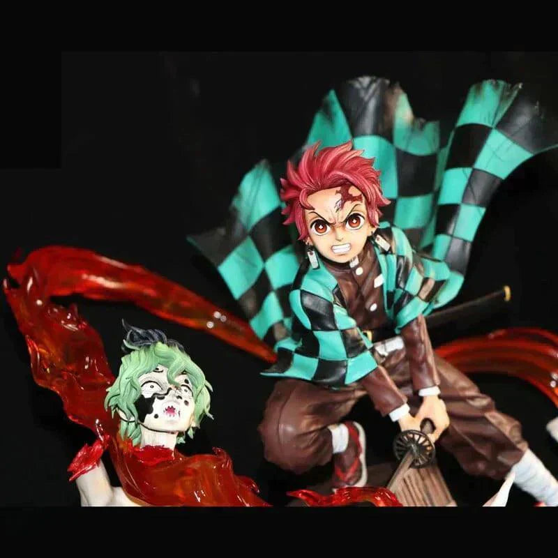 Figurine Demon Slayer - Tanjiro vs Gyutaro - Anime Town