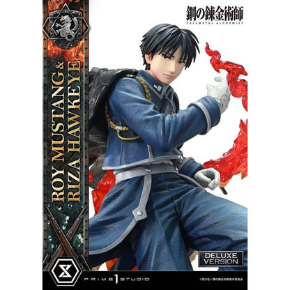 Figurine Fullmetal Alchemist - Roy Mustang & Riza Hawkeye Deluxe Bonus