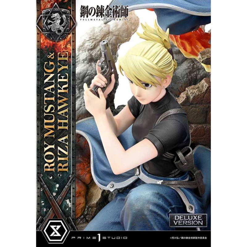 Figurine Fullmetal Alchemist - Roy Mustang & Riza Hawkeye Deluxe Bonus