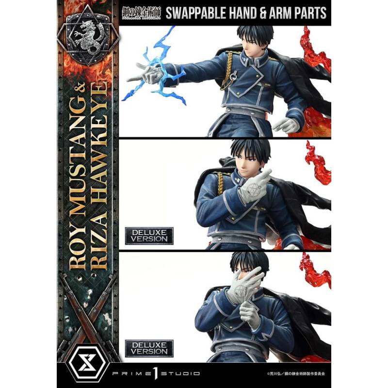 Figurine Fullmetal Alchemist - Roy Mustang & Riza Hawkeye Deluxe Bonus