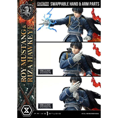 Figurine Fullmetal Alchemist - Roy Mustang & Riza Hawkeye Deluxe Bonus