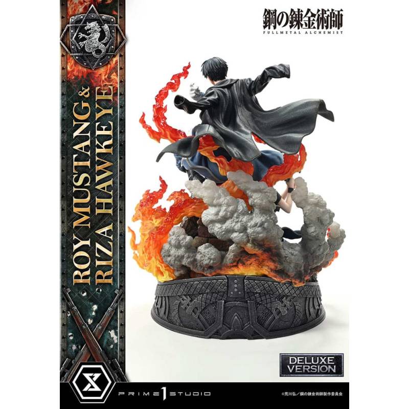 Figurine Fullmetal Alchemist - Roy Mustang & Riza Hawkeye Deluxe Bonus