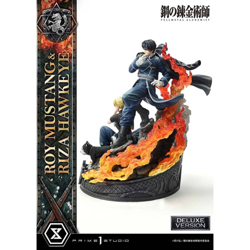 Figurine Fullmetal Alchemist - Roy Mustang & Riza Hawkeye Deluxe Bonus