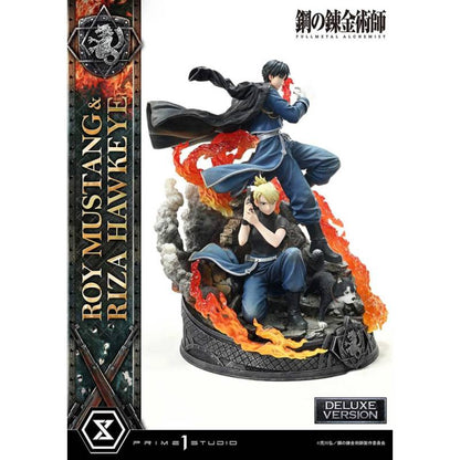 Figurine Fullmetal Alchemist - Roy Mustang & Riza Hawkeye Deluxe Bonus