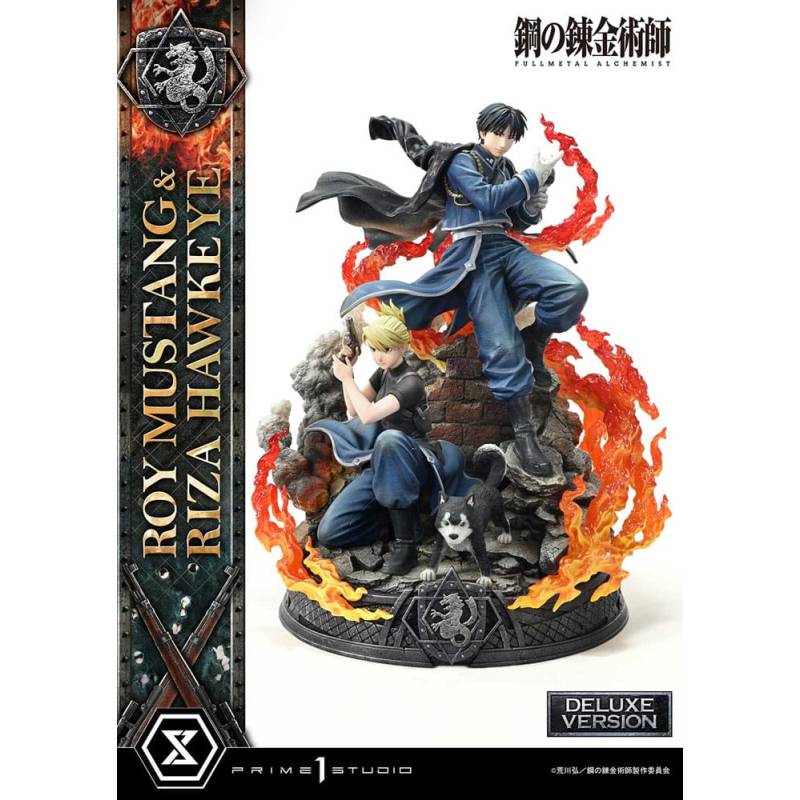 Figurine Fullmetal Alchemist - Roy Mustang & Riza Hawkeye Deluxe Bonus