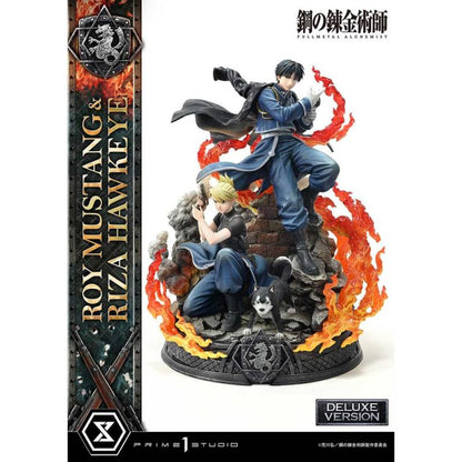 Figurine Fullmetal Alchemist - Roy Mustang & Riza Hawkeye Deluxe Bonus