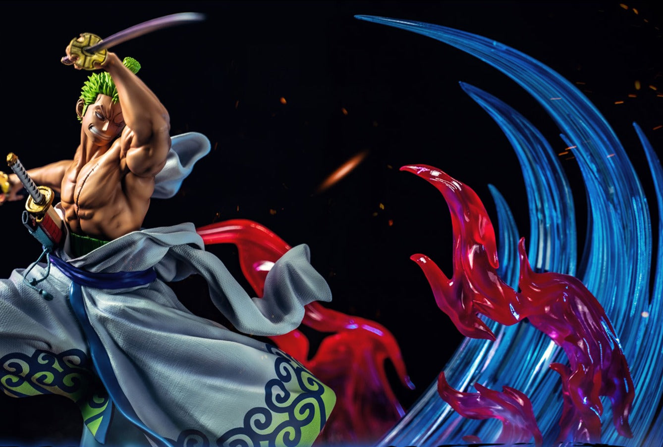 Figurine One Piece - Zorojuro vs Hawkins - Anime Town