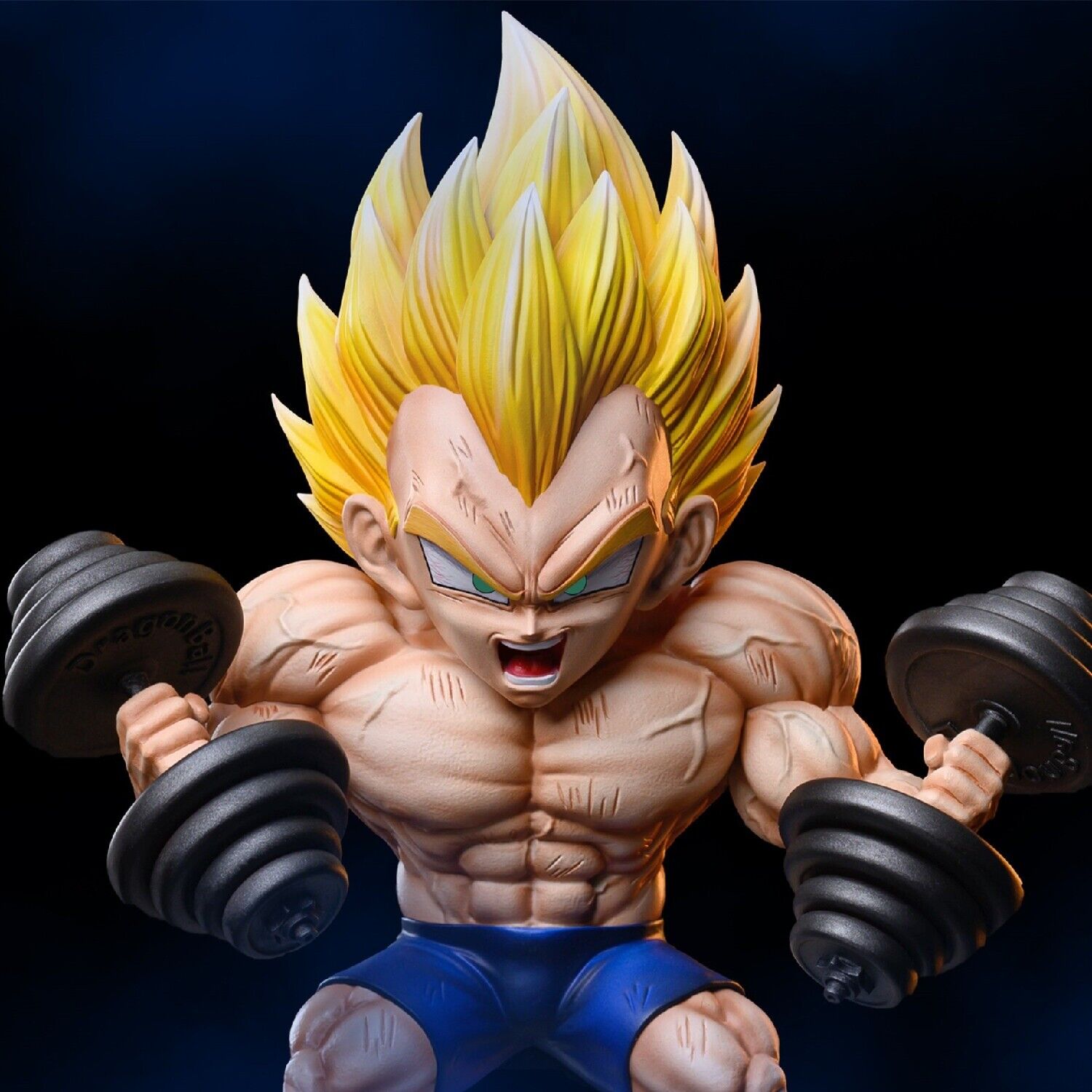 Figurine Dragon Ball Z - Vegeta "Haltères" 1