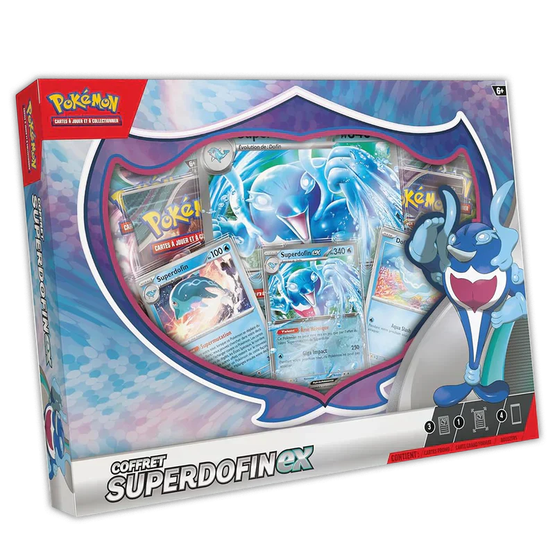 Jeu de cartes Pokémon - Coffret Superdofin ex (scellé)