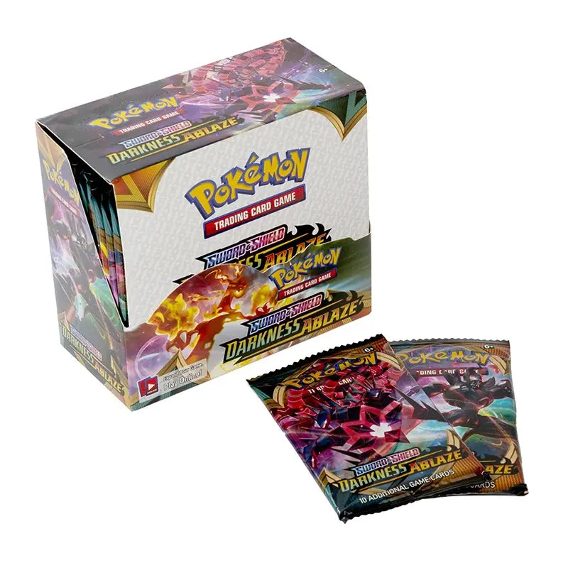 Jeu de cartes Pokémon - Pack 36 Boosters Ténèbres Embrasées (scellé)