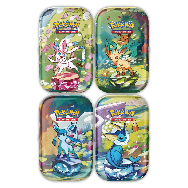 Jeu de cartes Pokémon - [SCELLE] Lot de 4 Mini Tins Evolutions Prismatiques [FR]