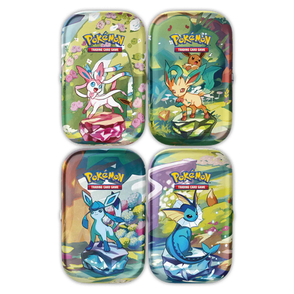 Jeu de cartes Pokémon - [SCELLE] Lot de 4 Mini Tins Evolutions Prismatiques [FR]