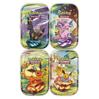 Jeu de cartes Pokémon - [SCELLE] Lot de 4 Mini Tins Evolutions Prismatiques [FR]