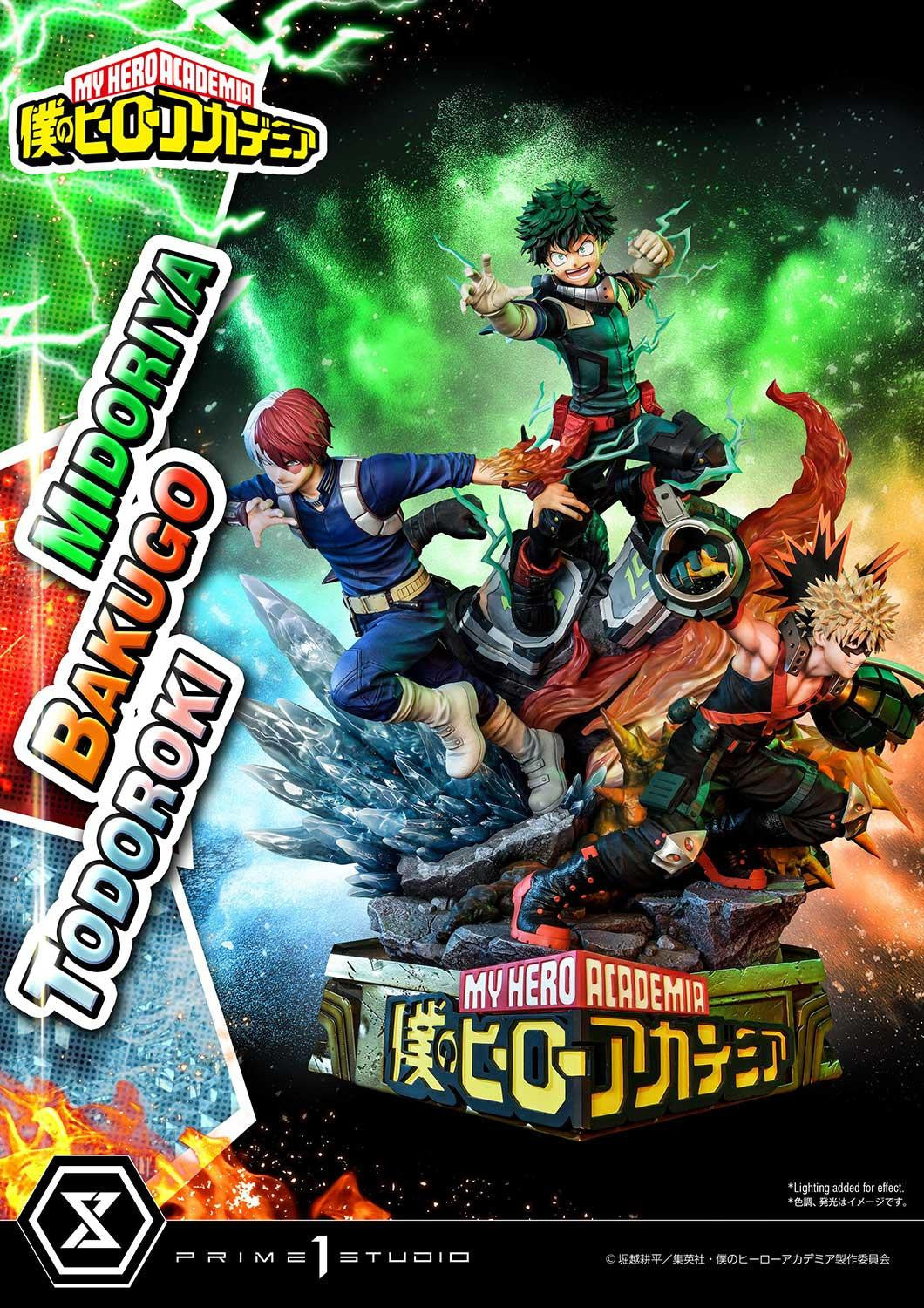 Figurine My Hero Academia - Midoriya & Bakugo & Todoroki