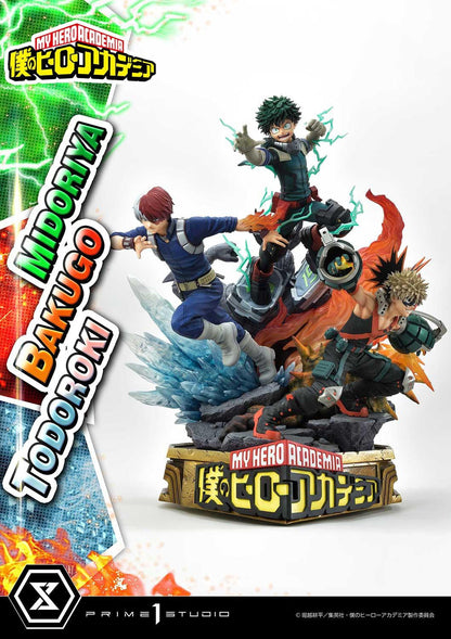 Figurine My Hero Academia - Midoriya & Bakugo & Todoroki