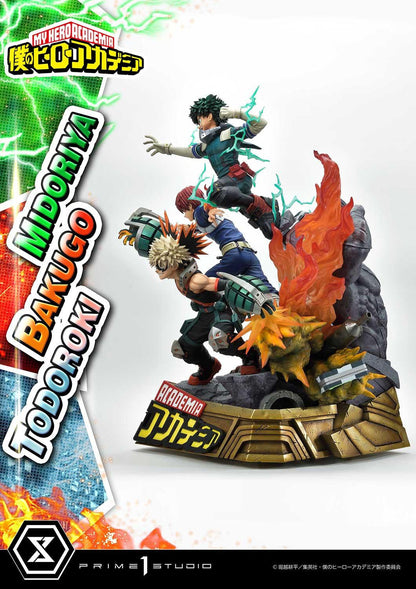 Figurine My Hero Academia - Midoriya & Bakugo & Todoroki