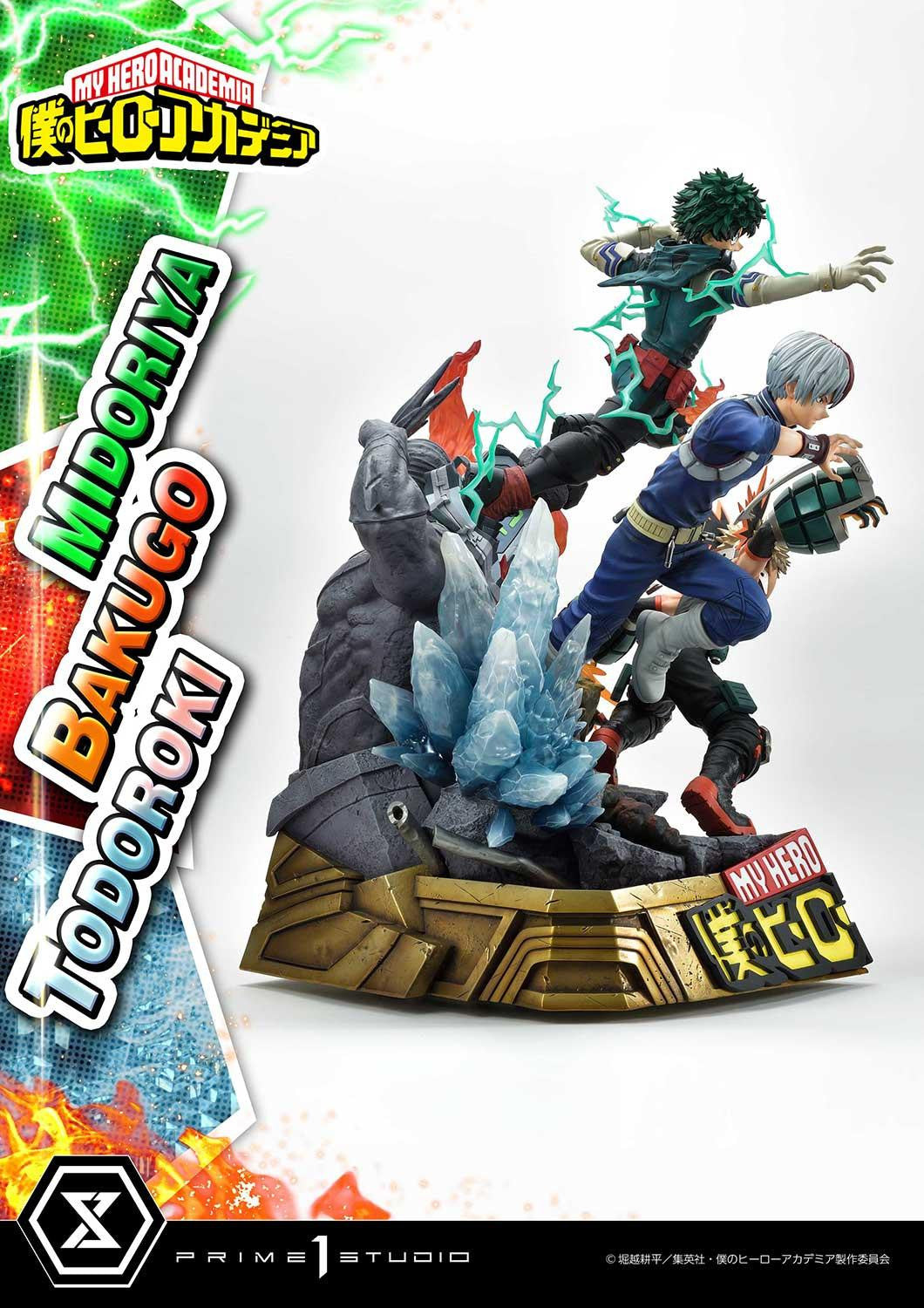 Figurine My Hero Academia - Midoriya & Bakugo & Todoroki