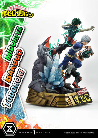 Figurine My Hero Academia - Midoriya & Bakugo & Todoroki