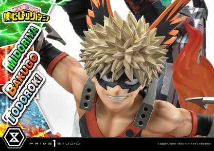 Figurine My Hero Academia - Midoriya & Bakugo & Todoroki