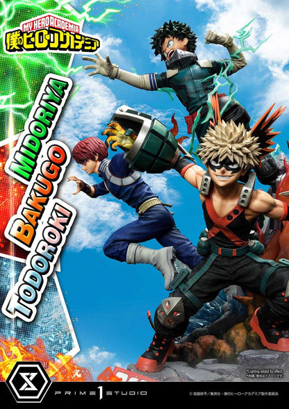 Figurine My Hero Academia - Midoriya & Bakugo & Todoroki
