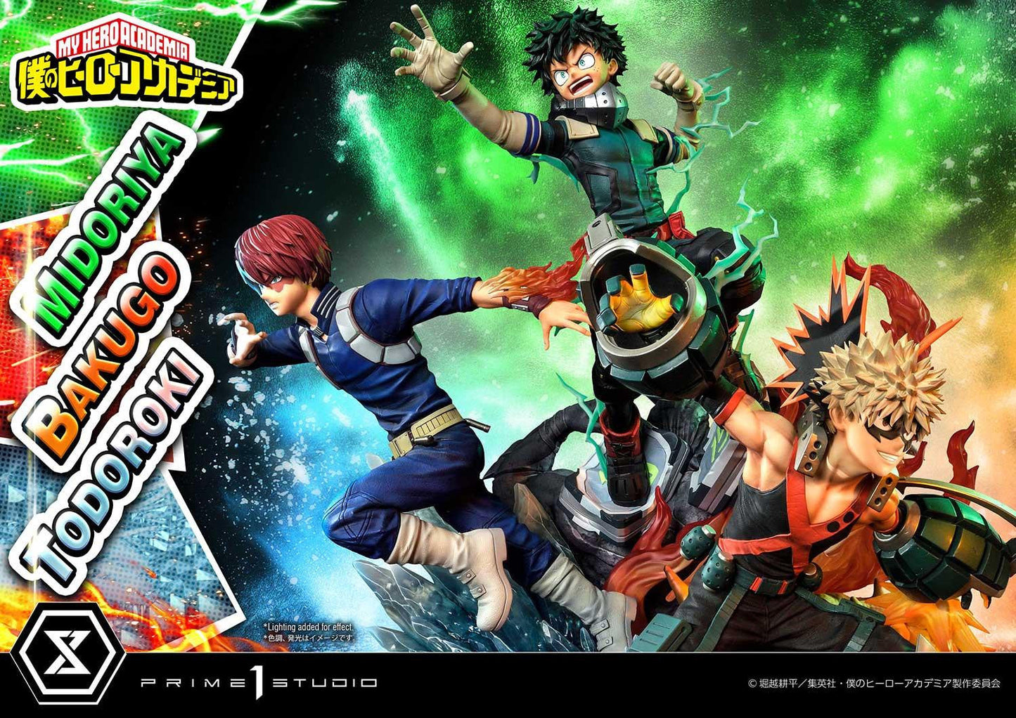 Figurine My Hero Academia - Midoriya & Bakugo & Todoroki