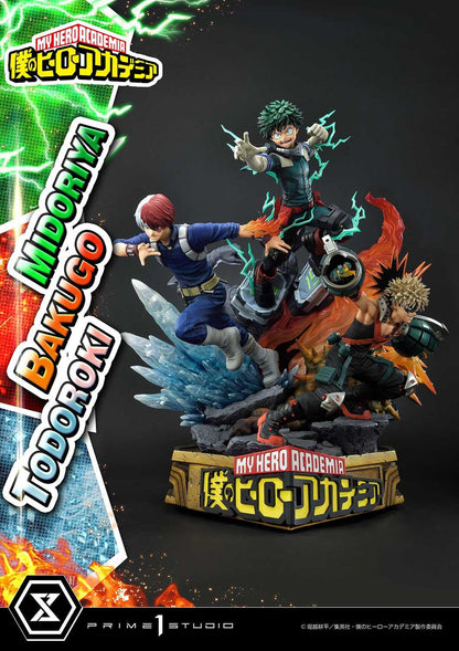 Figurine My Hero Academia - Midoriya & Bakugo & Todoroki