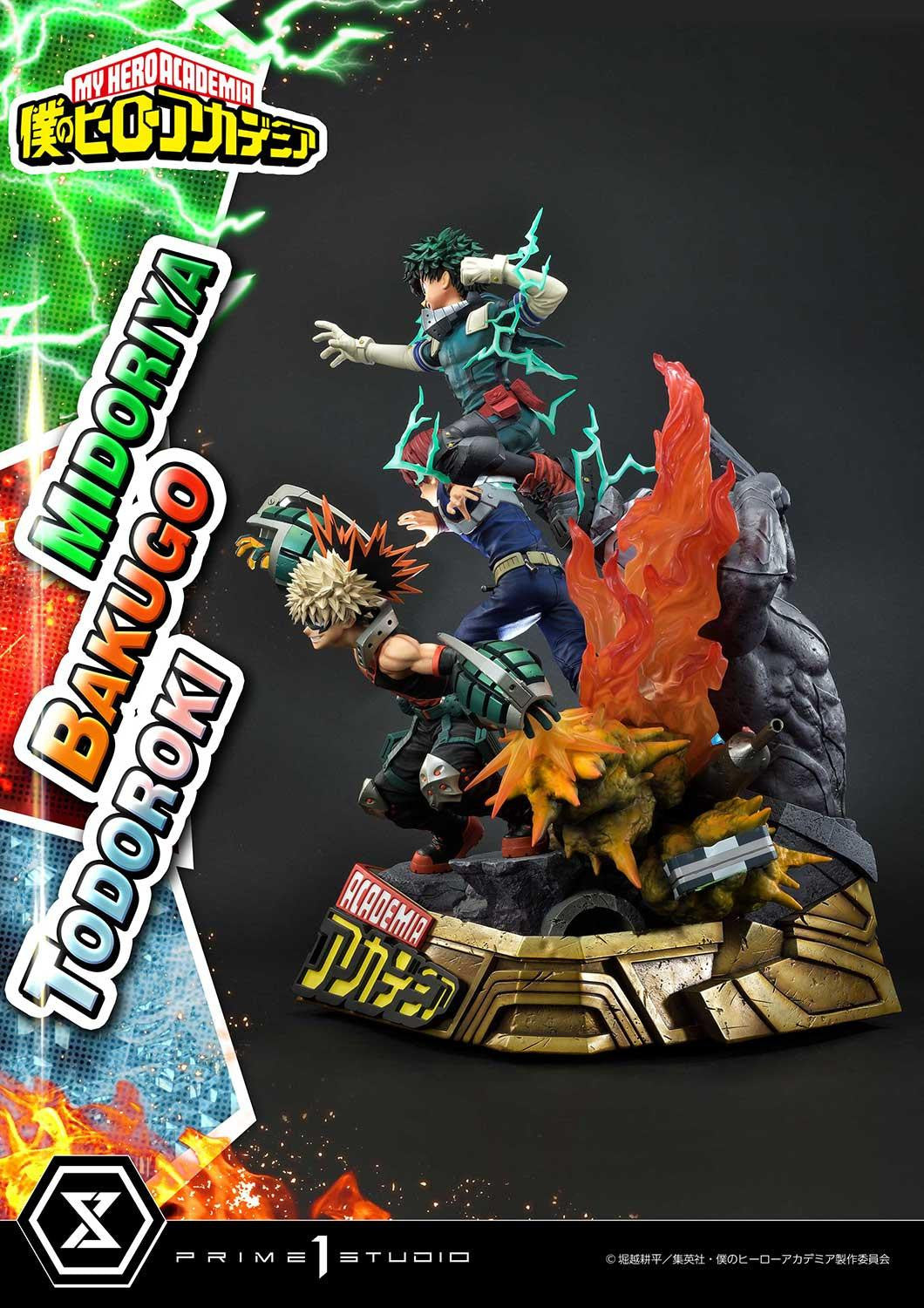 Figurine My Hero Academia - Midoriya & Bakugo & Todoroki