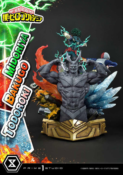 Figurine My Hero Academia - Midoriya & Bakugo & Todoroki