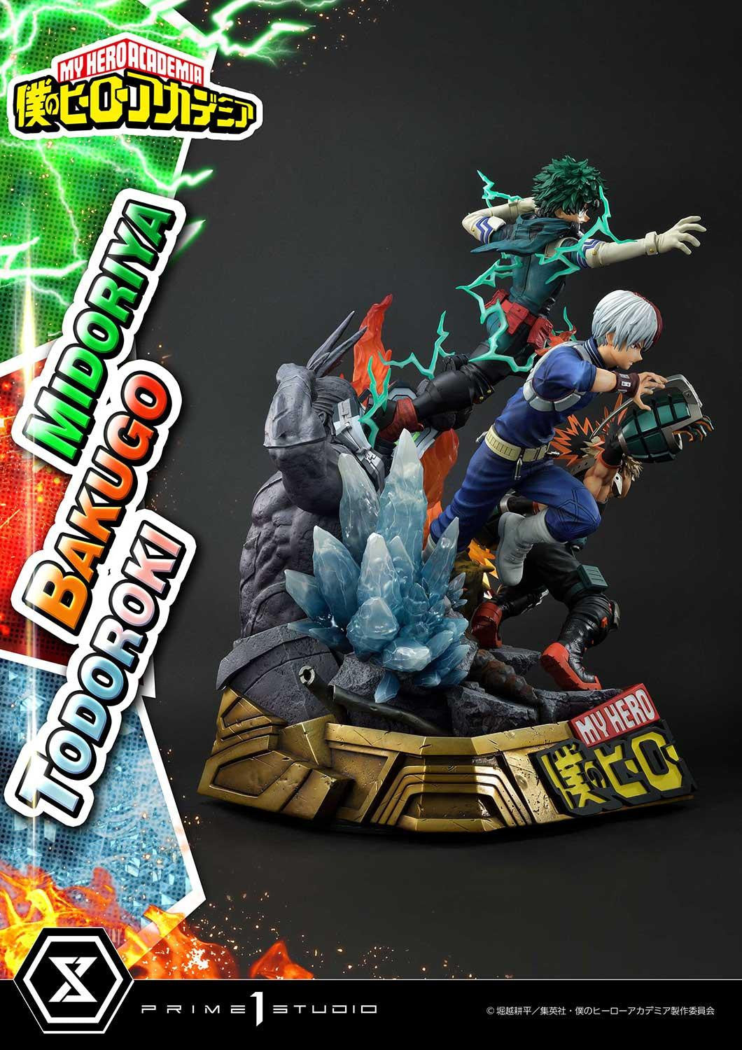 Figurine My Hero Academia - Midoriya & Bakugo & Todoroki