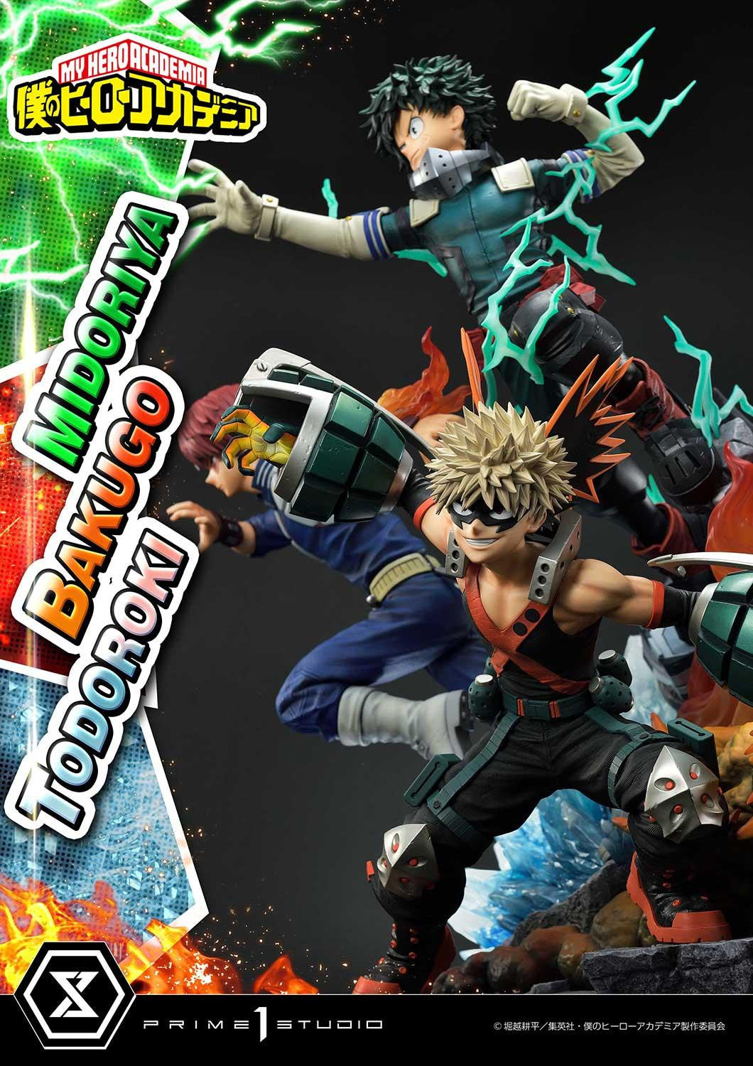Figurine My Hero Academia - Midoriya & Bakugo & Todoroki