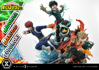 Figurine My Hero Academia - Midoriya & Bakugo & Todoroki