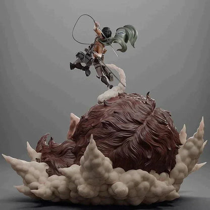 Figurine Attaque des Titans - Livaï vs Titan Bestial - Anime Town